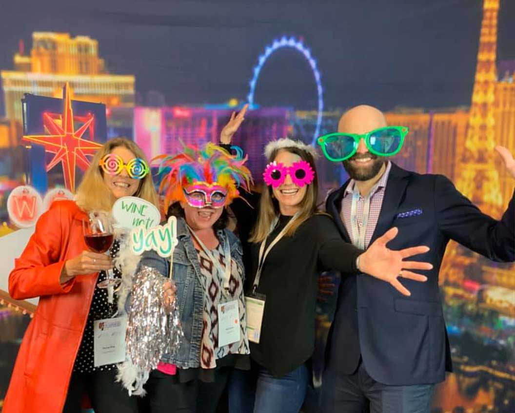 Las Vegas Functions Open Photo Booth - Las Vegas backdrop